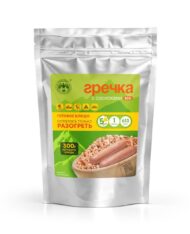 Каша гречневая с сосисками 300г.
